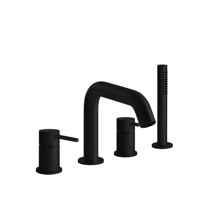 Фото Смеситель для ванны Gessi 316 54037#299 черный матовый
