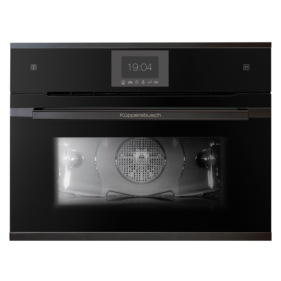 Фото Компактный духовой шкаф с паром Kuppersbusch CBD 6550.0 S2 Black Chrome