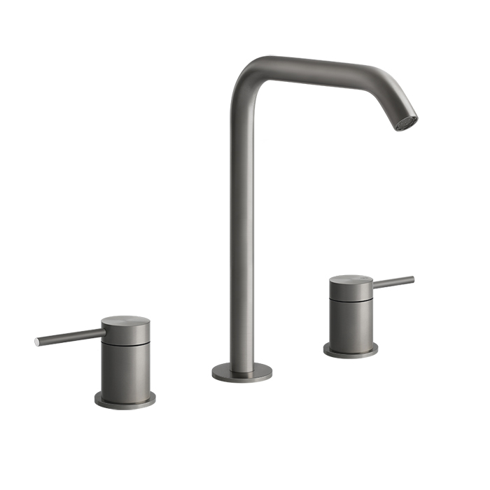 Фото Смеситель для раковины Gessi 316 54011#239 нержавейка