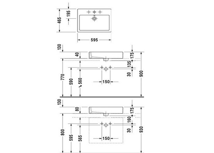 Фото Раковина Duravit Vero 0452600000