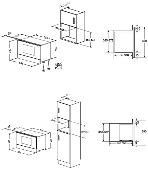 Фото Микроволновая печь Smeg MP122B1