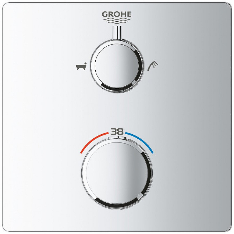 Фото Термостат для ванны и душа Grohe Grohtherm 24080000