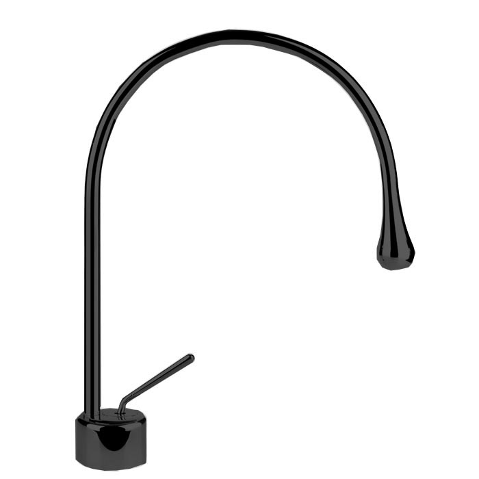 Фото Смеситель для раковины Gessi Goccia 33803#299 черный матовый