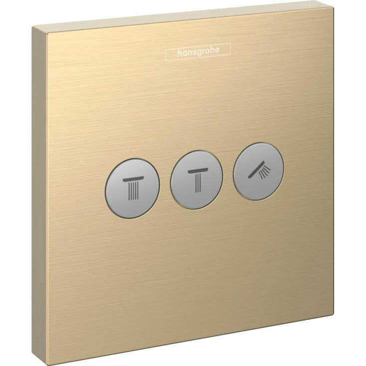 Фото Переключатель потоков для душа hansgrohe ShowerSelect 15764140 шлифованная бронза
