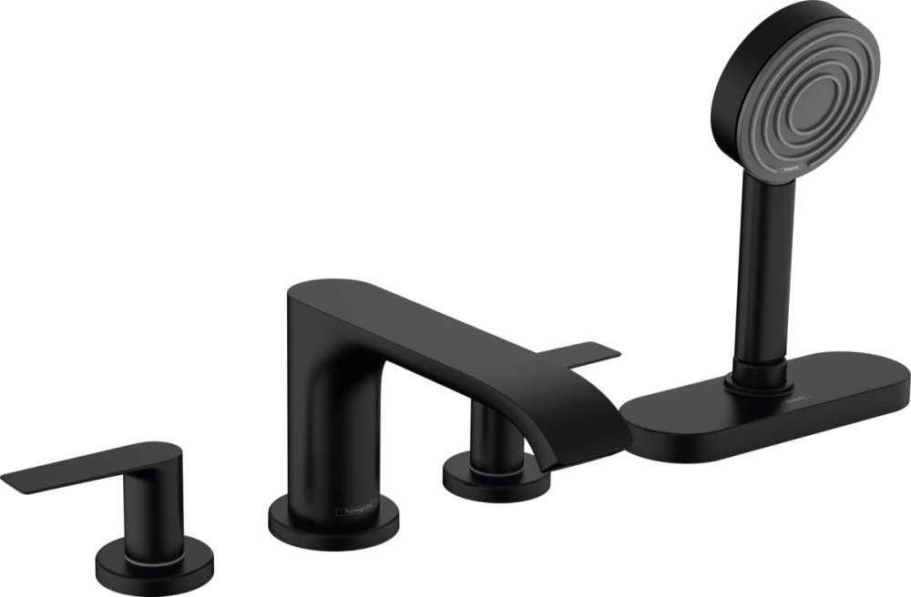 Фото Смеситель для ванны hansgrohe Vivenis 75444670 матовый чёрный