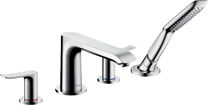 Фото Смеситель для ванны hansgrohe Metris E 31442000