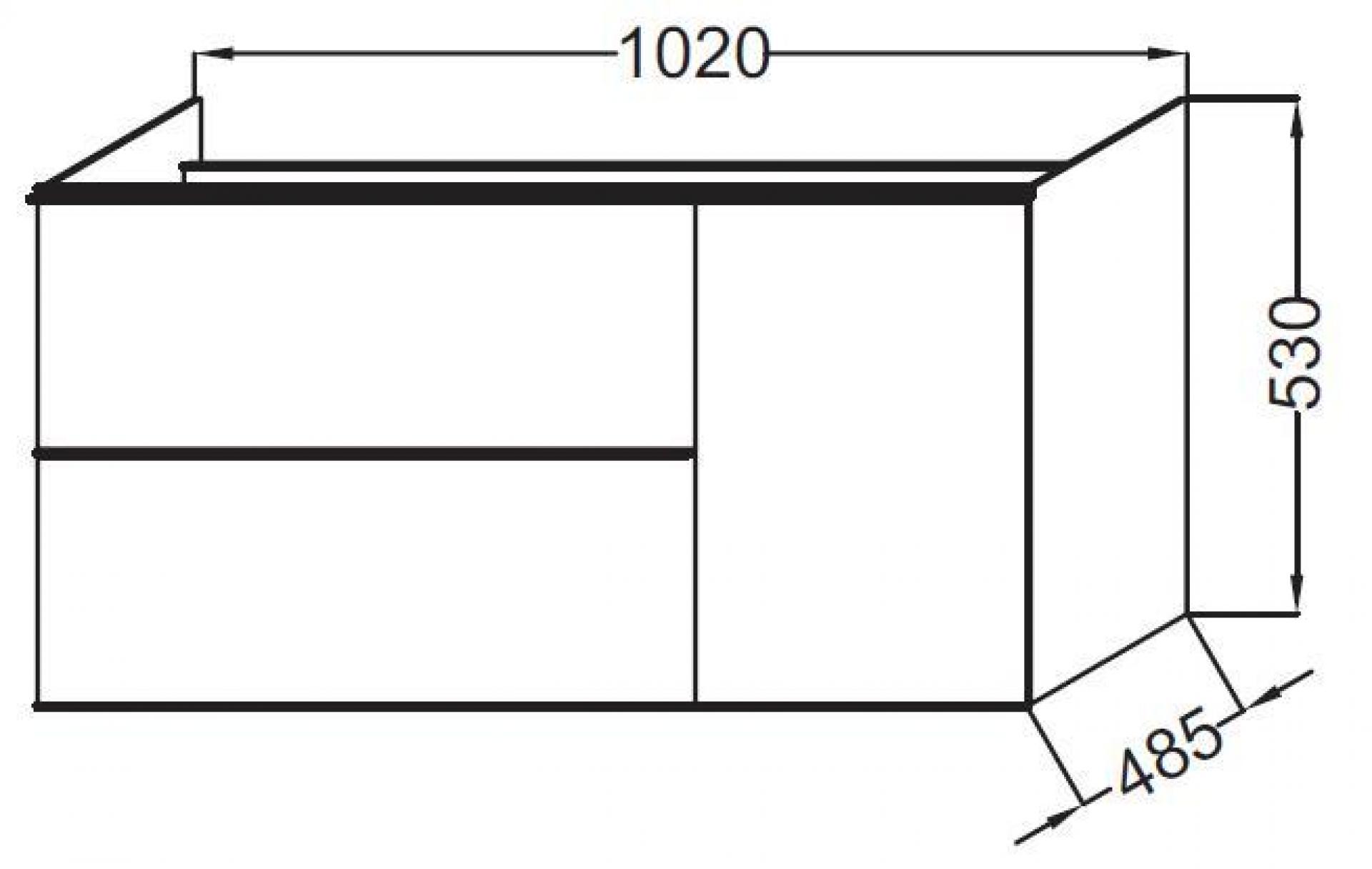 Фото Тумба под раковину 100 см Jacob Delafon Odeon Up EB891-E19