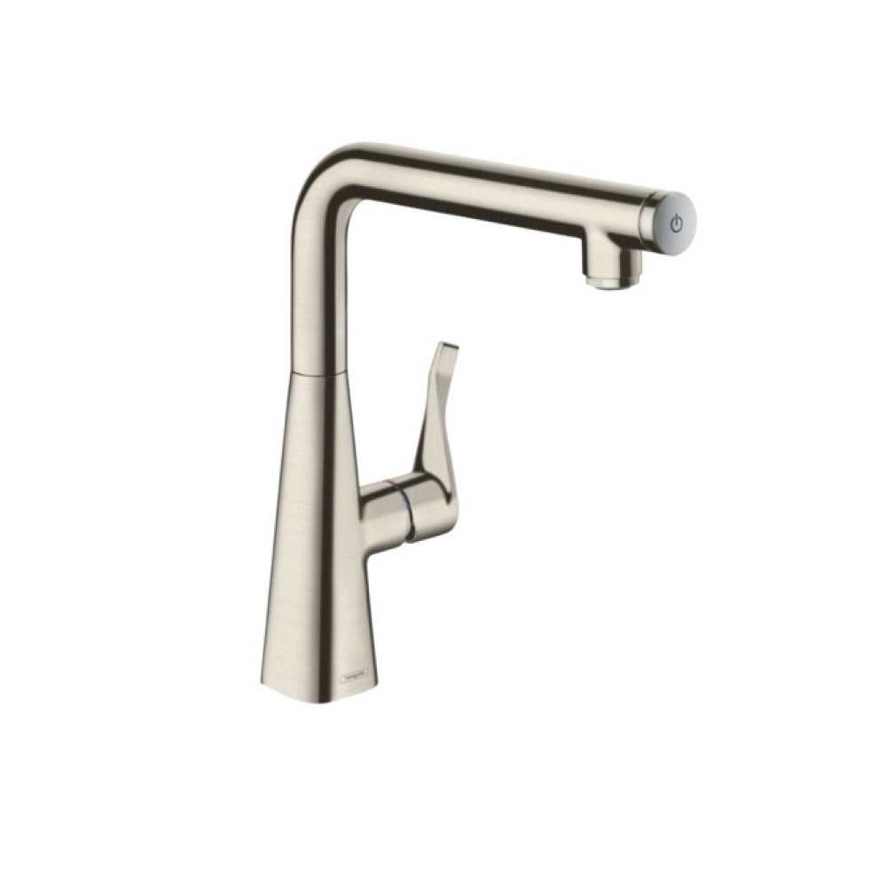 Фото Смеситель для кухонной мойки hansgrohe Metris Select 14847800 сталь