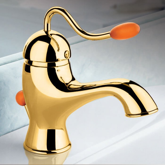 Фото Смеситель для раковины Nicolazzi Signal 3402GO20 золото