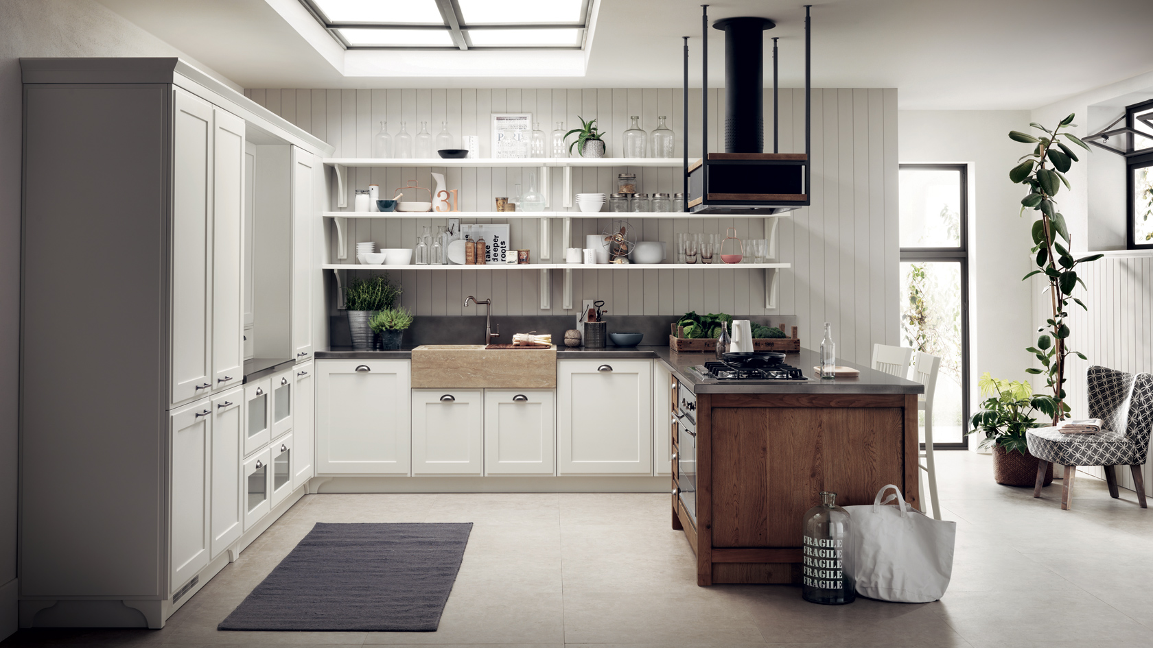 Фото Кухня Scavolini Favilla прямая 330 см