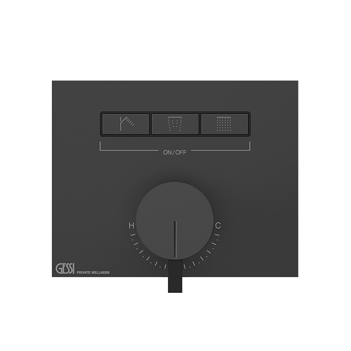 Фото Смеситель для душа Gessi Hi-Fi 63081#299 черный матовый