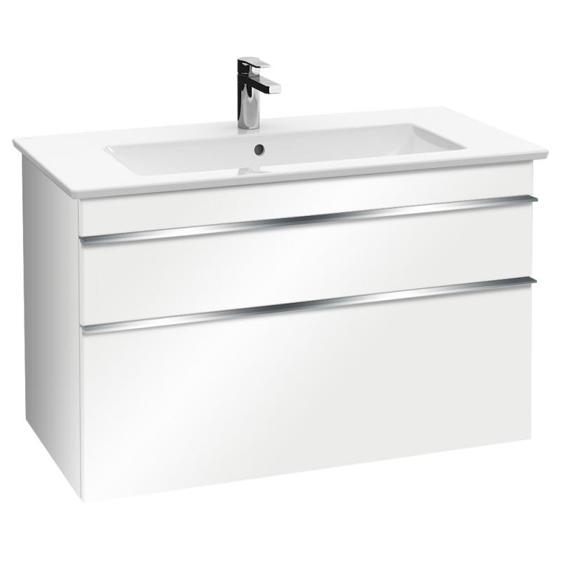 Фото Тумба под раковину Villeroy&Boch Venticello A92601DH, белый глянец