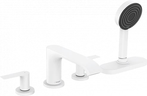 Фото Смеситель для ванны hansgrohe Vivenis 75444700 матовый белый