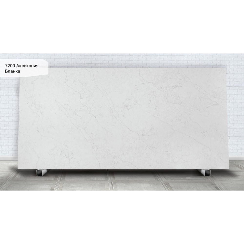 Фото Столешница Avant Quartz 7200 Аквитания Бланка