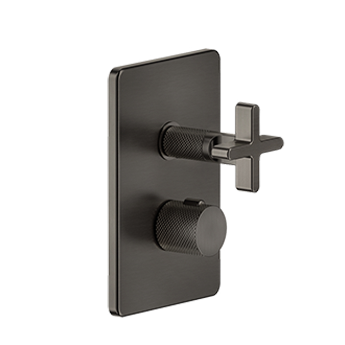 Фото Смеситель для душа Gessi Inciso 58232#299 черный матовый