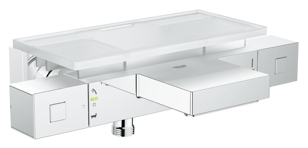 Фото Термостат для ванны и душа с полочкой Grohe Grohtherm Cube 34502000