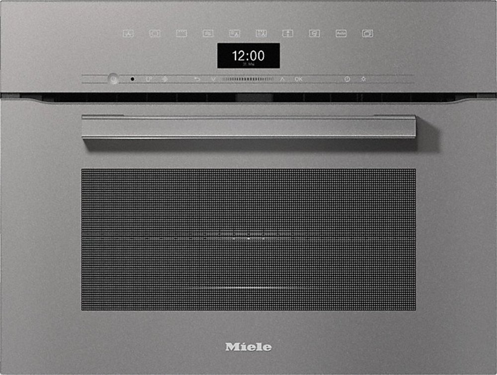Фото Встраиваемый духовой шкаф с СВЧ Miele H 7440 BM GRGR