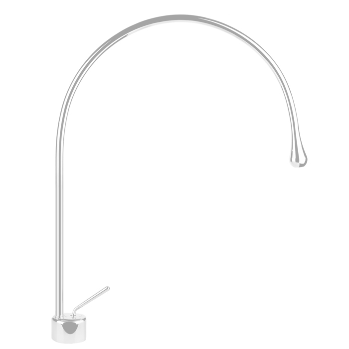 Фото Смеситель для раковины Gessi Goccia 33603#279 белый матовый