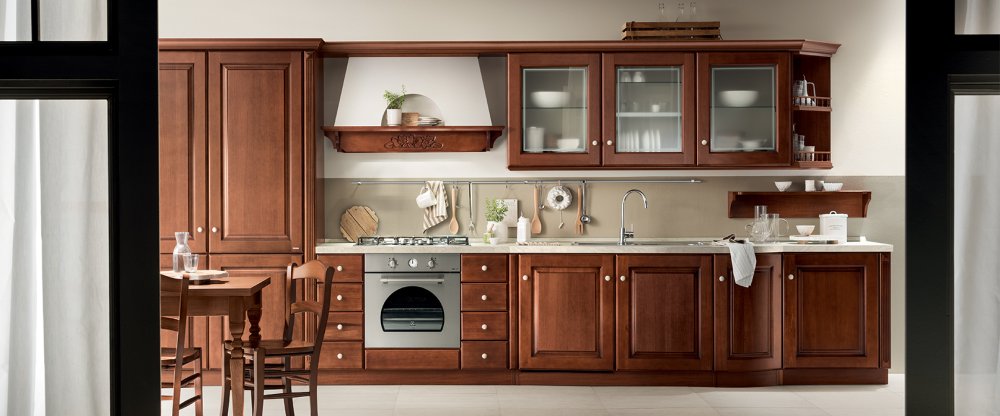 Фото Кухня Scavolini Madelein угловая 365 на 125 см