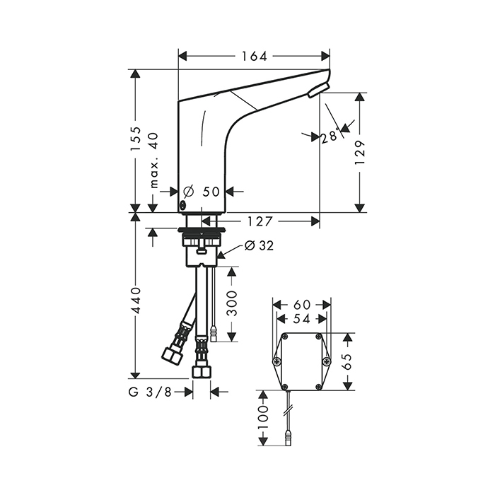 Фото Смеситель для раковины Hansgrohe Focus 31172000