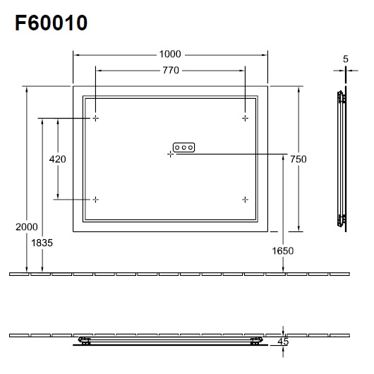 Фото Зеркало Villeroy&Boch Finion F6001000