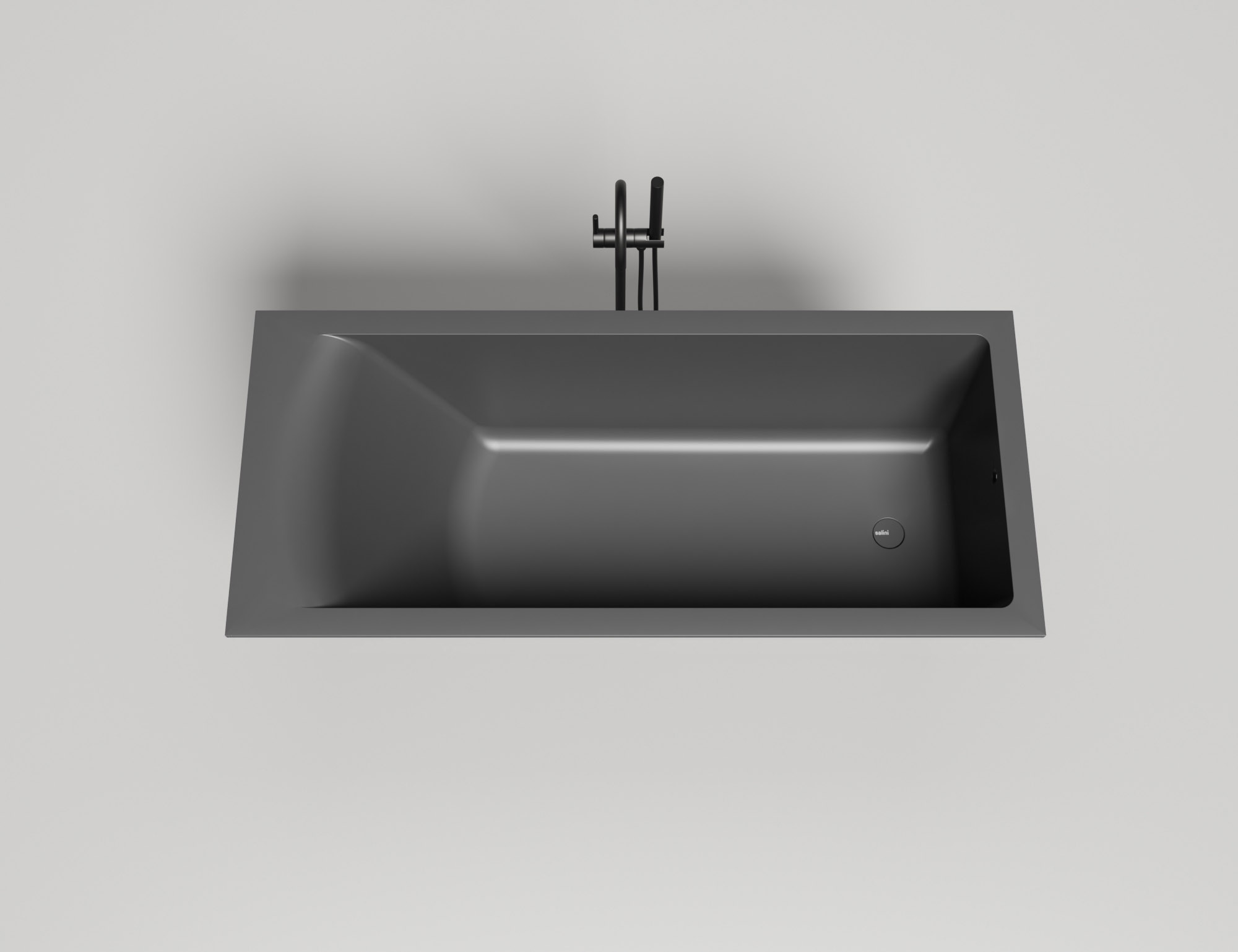 Фото Ванна из искусственного камня Salini Cascata Kit 170x75 104323MF покраска по RAL полностью