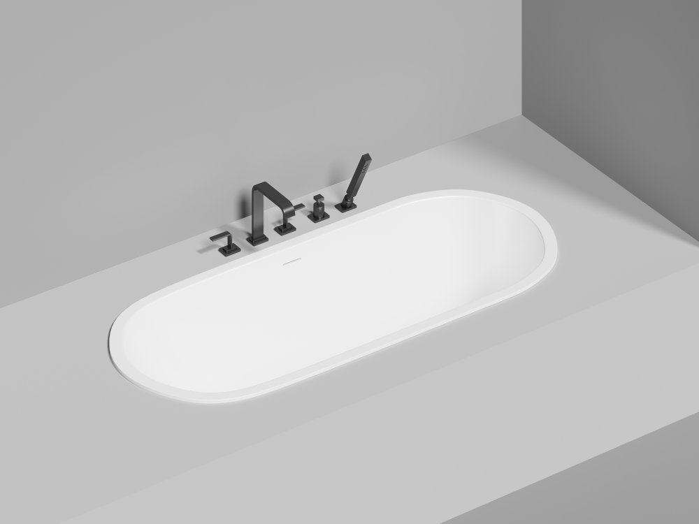 Фото Ванна из искусственного камня Salini Ornella Axis Kit 170x75 103513G