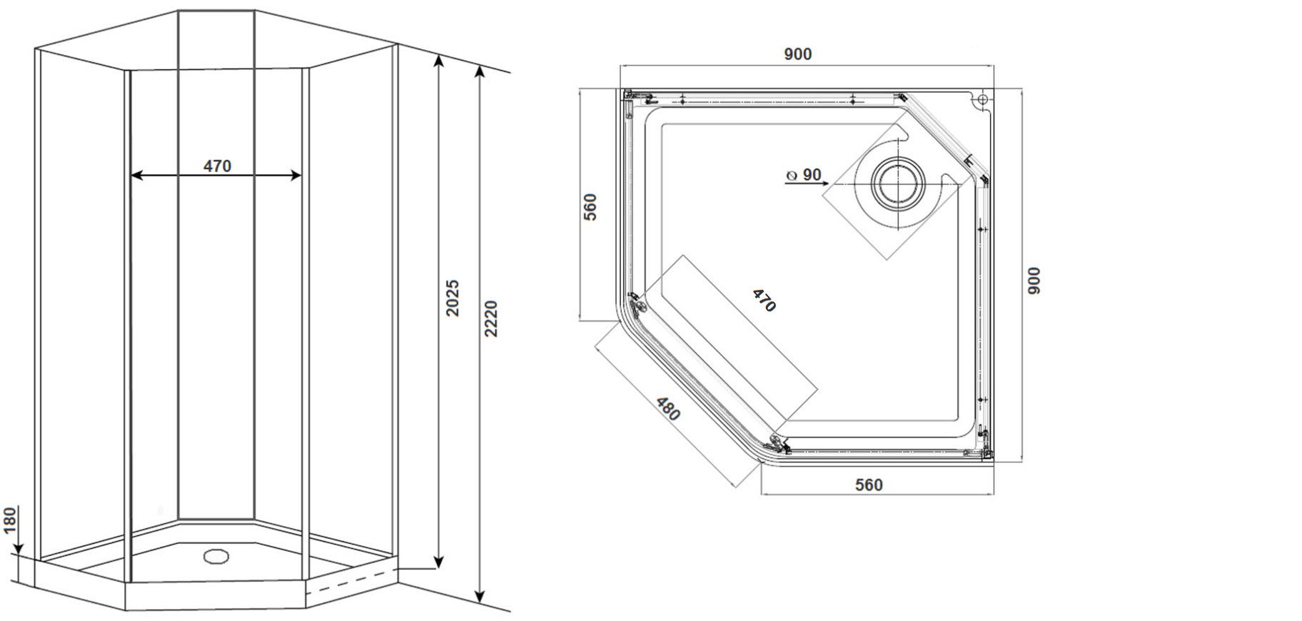 Фото Душевая кабина Timo Premium ILMA-709