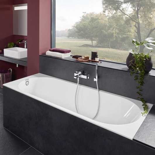 Фото Квариловая ванна Villeroy&Boch Oberon 2.0 180х80 UBQ181OBR2DV-01 альпийский белый