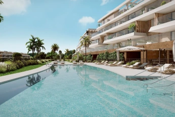 Квартира в новостройке Квартиры с видом на море в Эстепоне среди природы