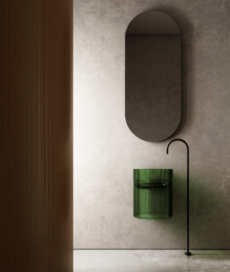 Фото Раковина Abber Kristall 42 AT2704Emerald зеленый