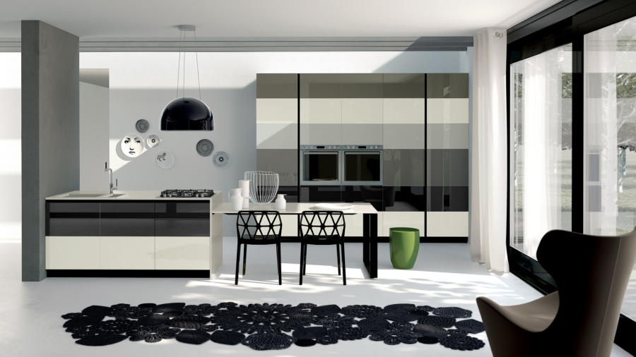 Фото Кухня Scavolini Tetrix прямая 300 см