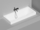 Фото Ванна из искусственного камня Salini Orlando Axis Kit 180х80 103312M белая матовая