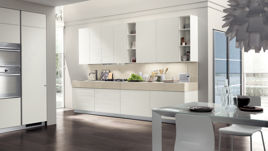 Фото Кухня Scavolini прямая с островом