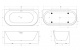 Фото Акриловая ванна BelBagno 170x80 BB412-1700-800-MATT