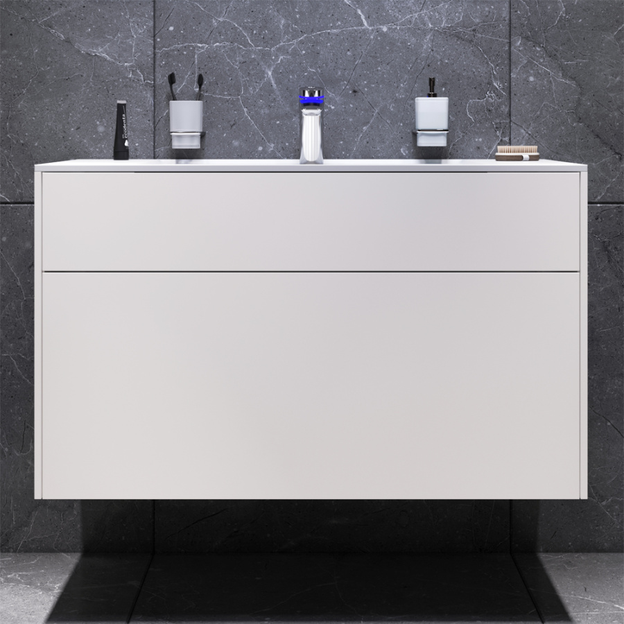 Фото Тумба под раковину AM.PM Inspire V2.0 M50AFHX1003WM 100 см белый матовый