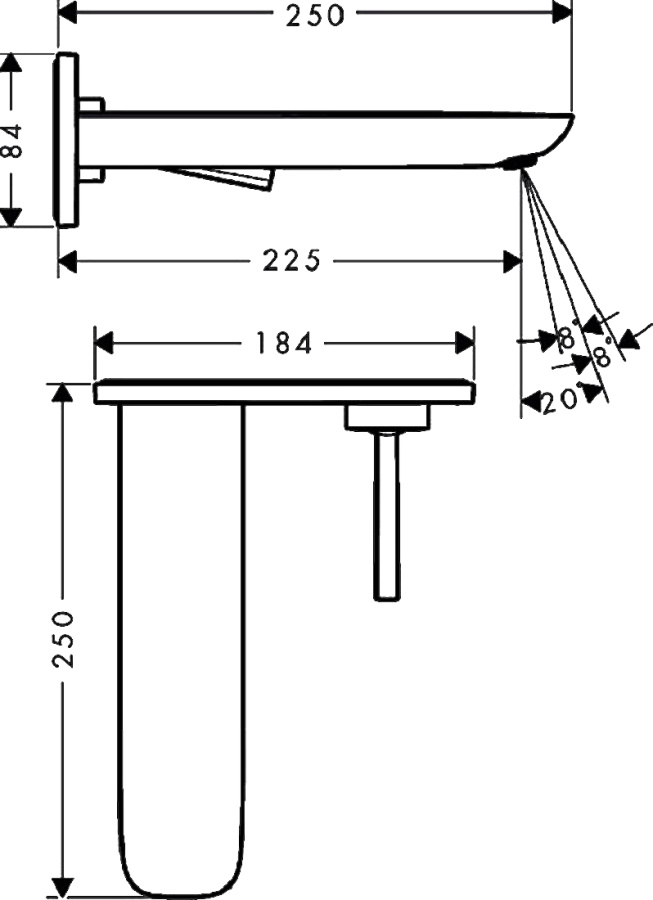 Фото Смеситель для раковины hansgrohe PuraVida 15085000