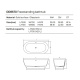 Фото Отдельностоящая ванна Dea Design Edge 170x80x57 5 DD8670 1700 16 чёрный