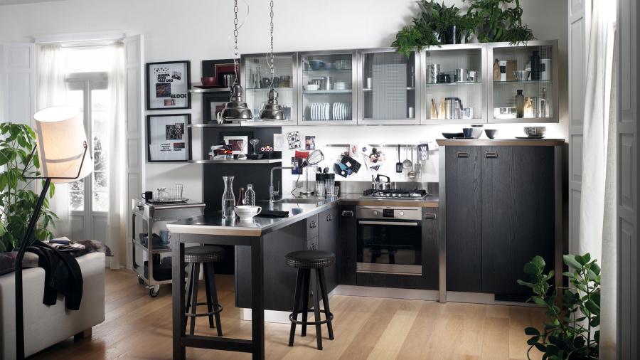 Фото Кухня Scavolini Diesel прямая 444 см