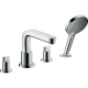 Фото Смеситель на край ванны hansgrohe Metris S 31443000 на 4 отверстия, хром