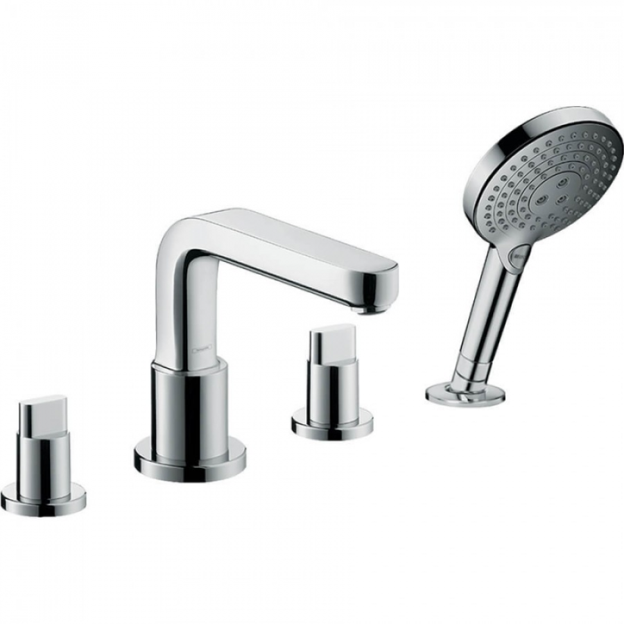 Фото Смеситель на край ванны hansgrohe Metris S 31443000 на 4 отверстия, хром