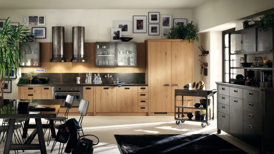 Фото Кухня Scavolini Diesel прямая 444 см