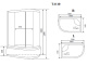 Фото Душевая кабина Timo Standart T-1110 P R, правосторонняя