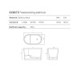 Фото Отдельностоящая ванна Dea Design Single 135x75x75 DD8673 1350 18 белый