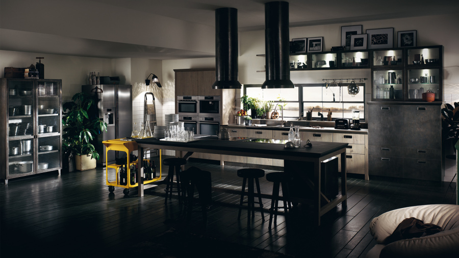Фото Кухня Scavolini Diesel прямая 444 см