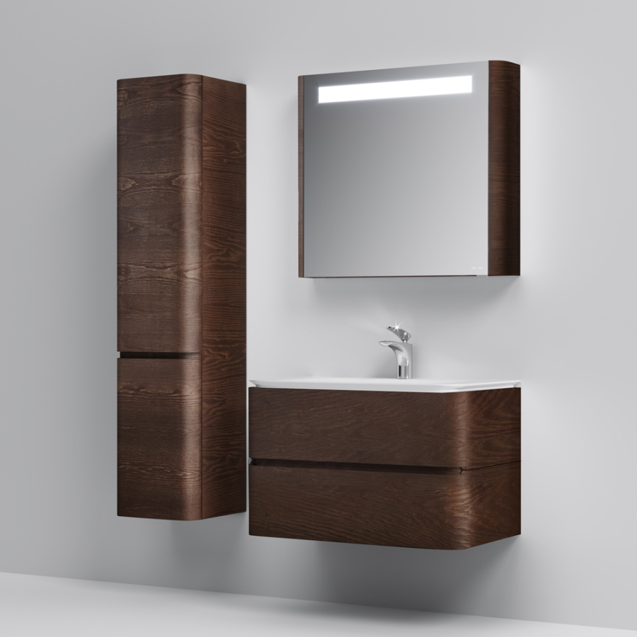 Фото Тумба под раковину AM.PM Sensation M30FHX0802TF табачный дуб текстурированный