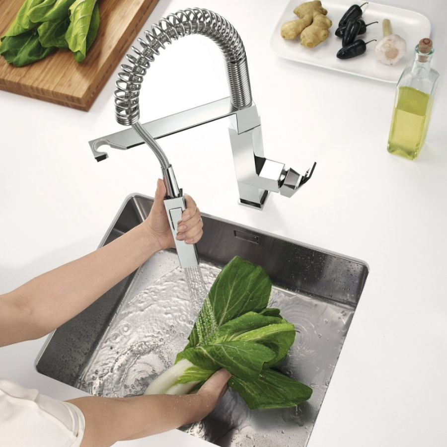 Фото Смеситель для мойки Grohe Eurocube 31395000