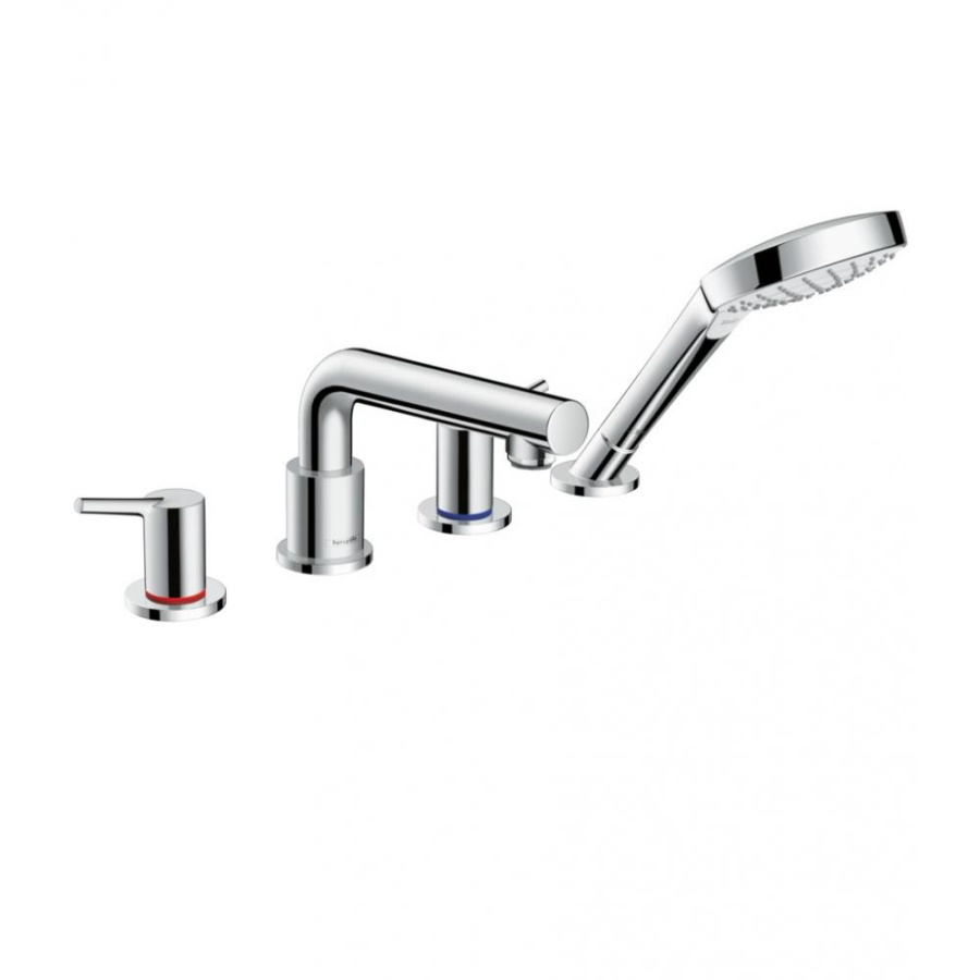 Фото Смеситель на край ванны hansgrohe Talis S 72418000 на 4 отверстия