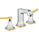 Фото Смеситель для раковины hansgrohe Metropol Classic 31330090 хром/золото