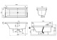 Фото Квариловая ванна Villeroy&Boch Squaro 170x75 UBQ170SQR2V-01
